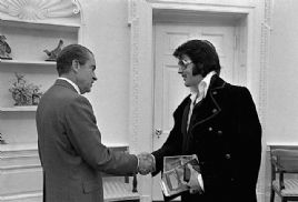 Elvis Presley a prezident Nixon v hotelu Washington.