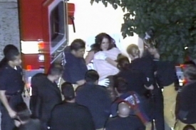 Incident před domem Britney Spearsové.