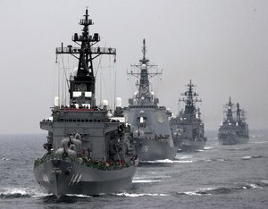 Indické námořnictvo na přesunu