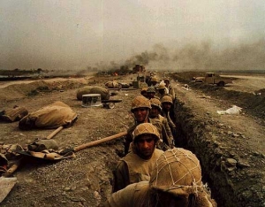 Na frontě íránsko-irácké války.
