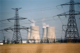 Jadern&aacute; elektr&aacute;rna Temel&iacute;n.