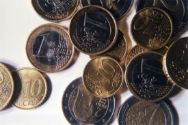 Evropské mince.