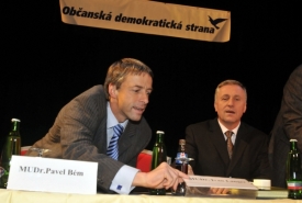 Mirek Topolánek a Pavel Bém (zprava).