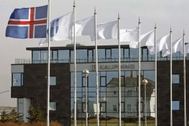 Sídlo největší islandské banky Kaupthing