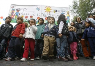 V demonstraci proti školské reformě pochodovaly i děti.