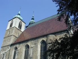 Kostel sv. Jakuba Většího v Jihlavě.