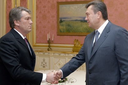 Ukrajinský prezident Juščenko sministrem Janukovyčem