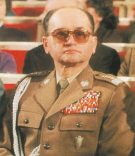 Posledn&iacute; polsk&yacute; komunistick&yacute; prezident, gener&aacute;l Wojciech Jaruzelski.