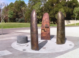 Jeden z aboriginských památníků.