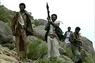 Zajdističtí rebelové v Jemenu.