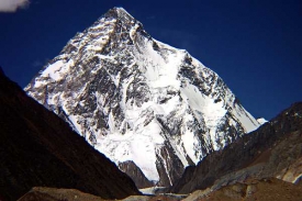 Obávaná K2, druhá nejvyšší hora světa.