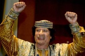 Lybijský vůdce Muammar Kaddáfí