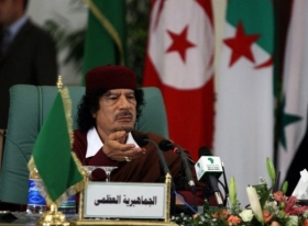 Libyjský vůdce Muammar Kaddáfí účast v Unii pro Středomoří odmítl.