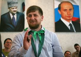 Kadyrov mluví k učitelům
