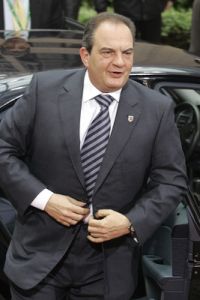 Řecký premiér Kostas Karamanlis.