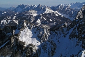Alpy tvoří sever Slovinska.