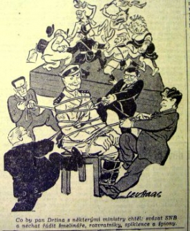 Karikatura z Rudého práva.