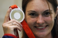 Kateřina Emmons se stříbrnou medaili.