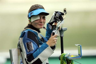 Olympijská vítězka střelkyně Kateřina Emmons-Kůrková.