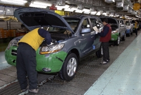 Omezení výroby Hyundai postihlo všechny továrny vyjma té v Česku.
