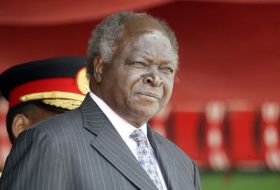 Keňský prezident Mwai Kibaki.