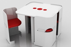 Kitchenette od design&eacute;rky Marty Antoszkiewicz.