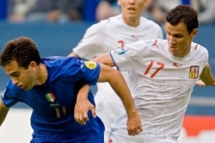 Jiř&iacute; Kladrubsk&yacute; (vpravo) v dresu reprezentace do 21 let