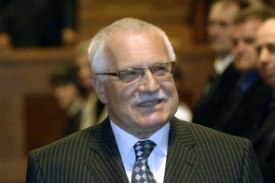 Prezident ČR V&aacute;clav Klaus