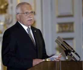 Prezident ČR Václav Klaus