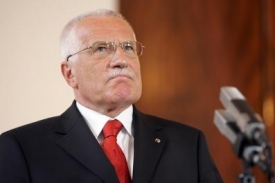 Prezident Václav Klaus přednáší