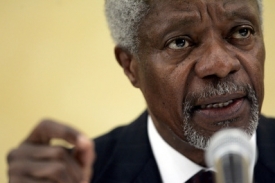 Generální tajemník OSN Kofi Annan.
