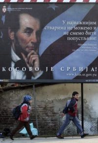 Srbská propagační kampaň proti nezávislosti Kosova