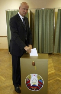 Zástupce běloruské opozice Aljaksandr Kozulin.