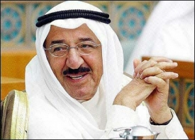 Kuvajtský emír šajch Sabah Ahmad Džábir Sabah.