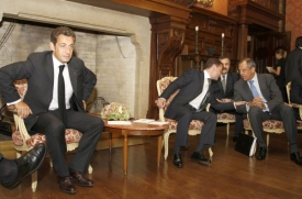 Francouzský prezident Sarkozy jedná o krizi na Kavkaze v Moskvě.