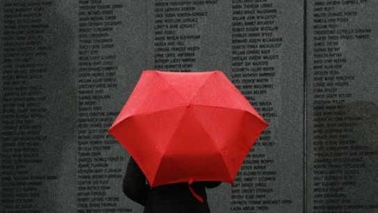 Pomník obětem Lockerbie.