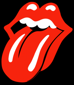 Slavné rty a jazyk kapely Rolling Stones.