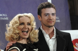 Madonna a Justine Timberlake