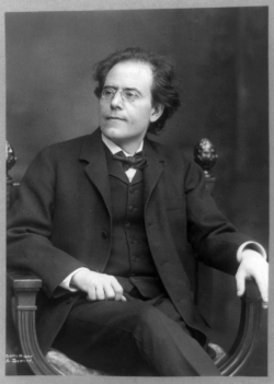 Skladatel Gustav Mahler (1860-1911).