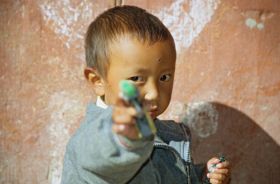 Tibetský chlapec.