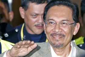 Vůdce malajsijské opozice Anwar Ibrahim.