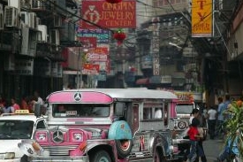 Chaos v manilských ulicích