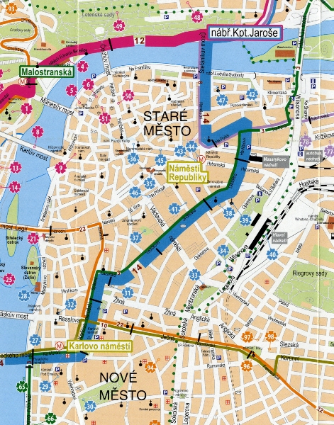 mapa prahy ulice Mapa Prahy podle magistrátu: názvy ulic nejsou potřeba | Týden.cz mapa prahy ulice