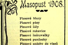Masopust 1908.