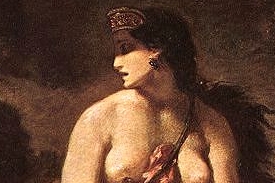 Eugène Delacroix: Médea. Mytická kouzelnice, hrdinka antického dramatu