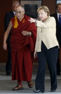 Angela Merkelová a tibetský dalajlama