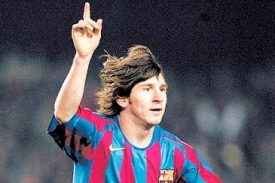 Lionel Messi oslavuje vstřelenou branku