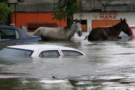 Záplavy v Mexiku