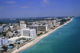 Pobřeží Miami.