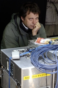 Vladimír Michálek během natáčení.